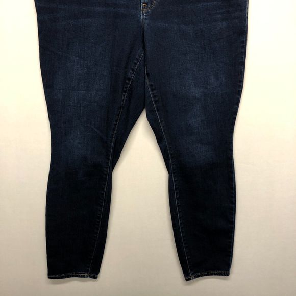 Old Navy Women Mid Rise Pop Icon Skinny Jeans Size 20 Blue Denim B242 -27 - Picture 11 of 15
